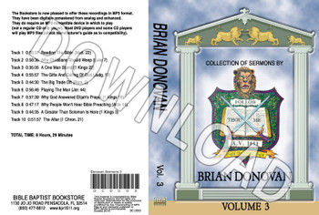 Brian Donovan: Sermons, Volume 3 - Downloadable MP3