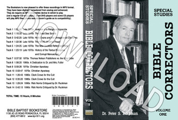Bible Correctors, Volume 1 - Downloadable MP3
