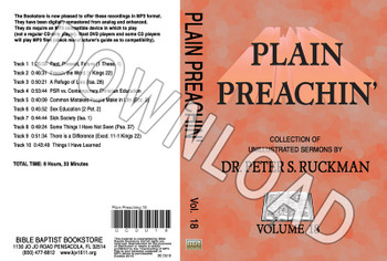 Plain Preachin' Volume 18 - Downloadable MP3