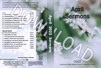 April 2022 Sermons  - Downloadable MP3