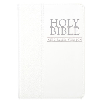 Christian Art Publishers:  White Faux Leather Compact
