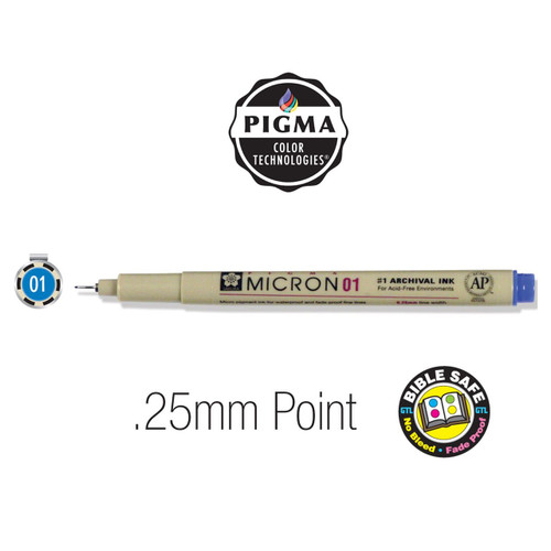 Sakura 4-13 Different Size Pigma Micron Needle Pen XSDK Black