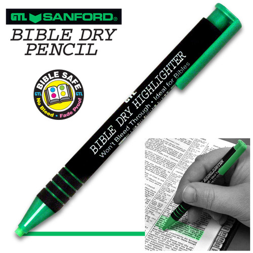 6 Piece Assorted Color Dry Pencil Bible Marker Set – Everyday Faith