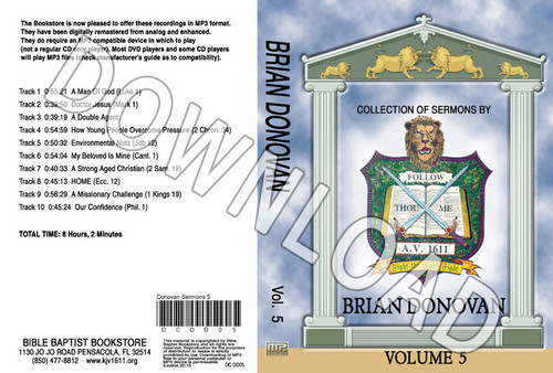 Brian Donovan: Sermons, Volume 5 - Downloadable MP3
