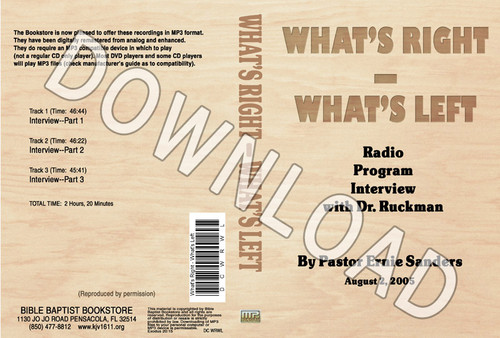 WRWL Radio Interview - Downloadable MP3