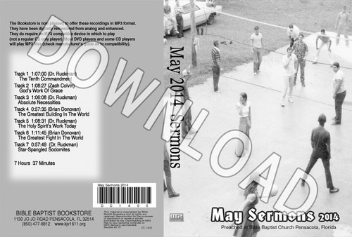 May 2014 Sermons - Downloadable MP3
