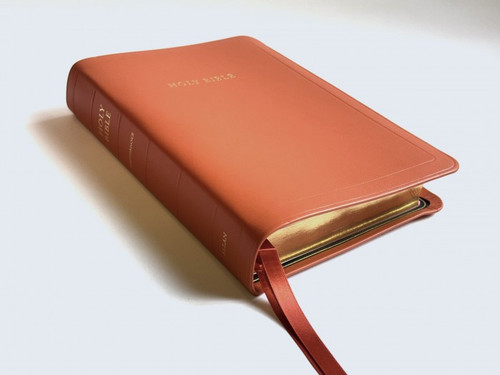 Allan Oxford Bible: Longprimer #52 - Orange Meriva Calfskin