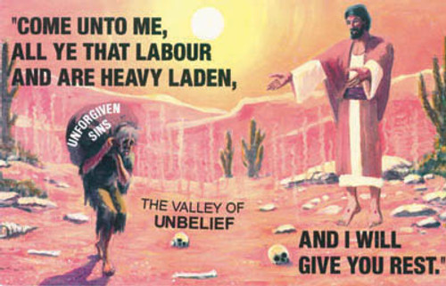 Come Unto Me - Postcard