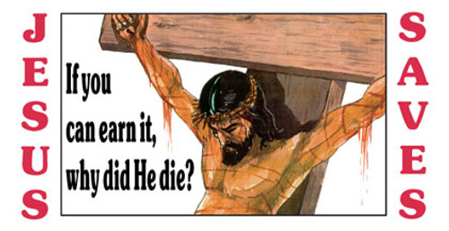 Jesus Saves - License Plate
