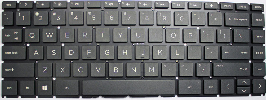 Replacement Laptop Keyboard For HP Pavilion 14-N Series - Latin Spanish Black