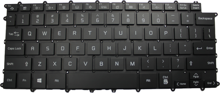 LG Gram 14ZB90Q-G.AAC6U1 Laptop Keyboard Replacement