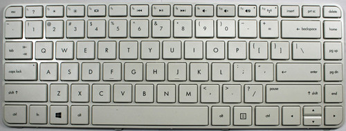 HP PAVILION 697443-001 (White) Laptop Keyboard