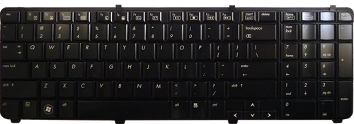 HP DV Series DV7-3065sx (Black Glossy) Laptop Keyboard