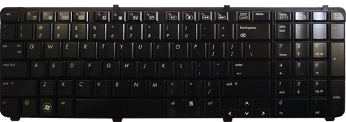 HP DV Series dv7-1060ec (Black) Laptop Keyboard