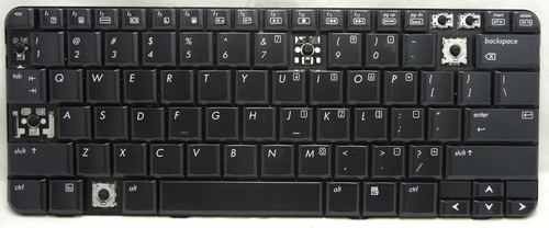 HP TX Series TX2z (Blue) Laptop Keyboard