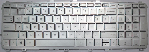 HP TouchSmart 97-00076-US-0B-00R02 (Silver) Laptop Keyboard