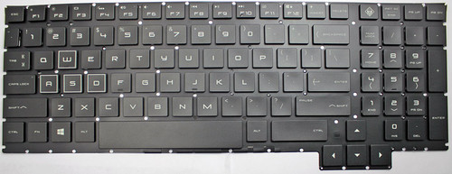 HP OMEN 15-CE044UR (White Backlit) Laptop Keyboard