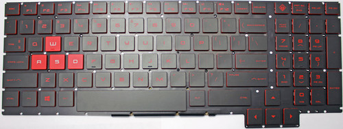 HP OMEN 17-AN001NQ (Red Backlit) Laptop Keyboard