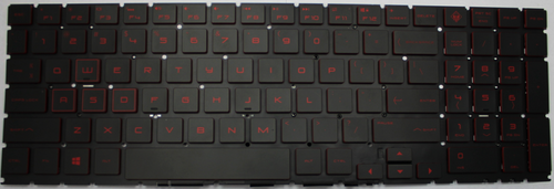HP OMEN 15-DH1087NR (Red Backlit) Laptop Keyboard
