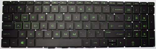 HP Pavilion Gaming 15T-DK (Green Backlit) Laptop Keyboard