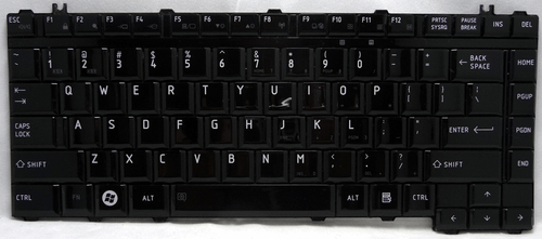 Toshiba Satellite L515-SP4908C (Black Glossy) Laptop Keyboard