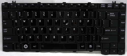 Toshiba Satellite A300D-20E (Black Glossy) Laptop Keyboard
