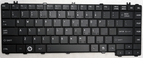 Toshiba Satellite L645-S4032 (Black Matte) Laptop Keyboard