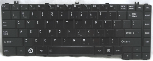 Toshiba Satellite L600-12R (Black Glossy) Laptop Keyboard