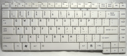 Toshiba Satellite A200-19I (White) Laptop Keyboard