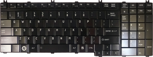 Toshiba Satellite A505-SP6996C (Black Glossy) Laptop Keyboard