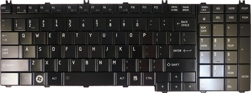 Toshiba Satellite A505D-S6958 (Black Glossy) Laptop Keyboard