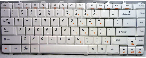 Lenovo Y Series Y460 (White) Laptop Keyboard