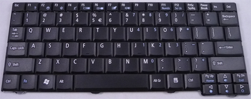 Acer Aspire One (Black) Laptop Keyboard