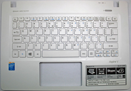 Acer Aspire V13 V3-371-756N (White) Laptop Keyboard