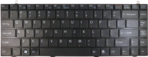 Sony VGN-NR (Black) PCG-7142L (Black) Laptop Keyboard
