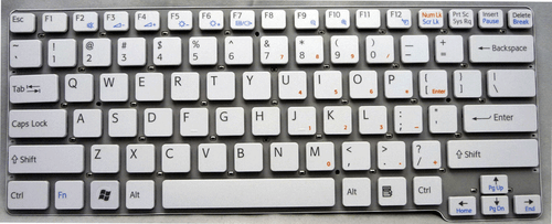 Sony VGN-CW (White) VPC-CW13FX (white) Laptop Keyboard