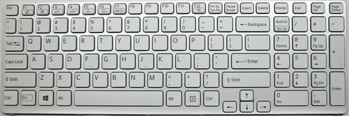 Sony E Series SVE1511B1EB (White) Laptop Keyboard