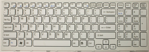 Sony VPC-EH (White) VPC-EH13FX/P (White) Laptop Keyboard