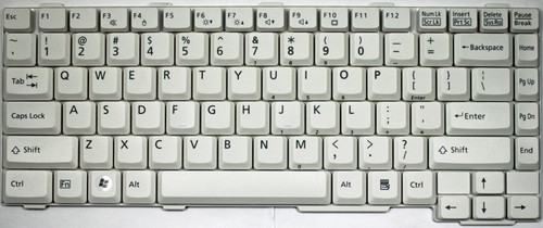 Fujitsu LifeBook A6120 (White) Laptop Keyboard