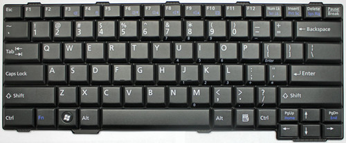 Fujitsu LifeBook S751 (Black) Laptop Keyboard