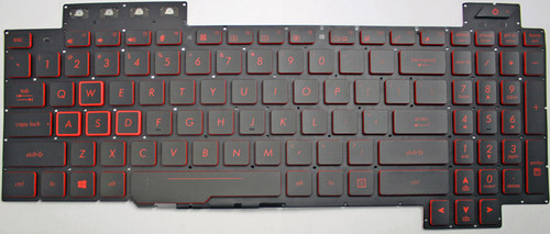 Asus TUF Gaming FX86SM (Red Backlight) Laptop Keyboard