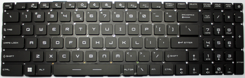 MSI GE Series MS-17K5 (RGB Backlit) Laptop Keyboard