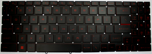 MSI Katana GF76 11UC-698 (Red Backlit) Laptop Keyboard