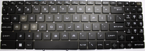 MSI Raider GE78 HX 14VGG Laptop Keyboard