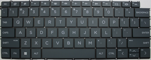 HP Spectre X360 16-AA0007XX (Blue) Laptop Keyboard
