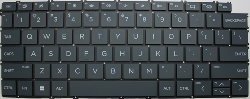HP Spectre X360 16-AA0XXXX (Blue) Laptop Keyboard