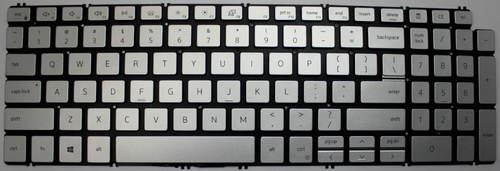 Dell Inspiron P83F (Silver) Laptop Keyboard