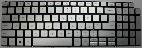 Dell Inspiron P83F001 (Silver) Laptop Keyboard