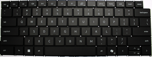 Dell Inspiron 16 P133F001 (Black) Laptop Keyboard