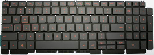 Dell Inspiron G15 5530 (Red Backlit) Laptop Keyboard
